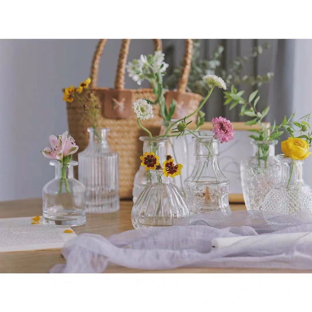 【折断的花儿也应该有归宿】简小姐精选 高颜值 复古玻璃迷你小花瓶 下单72小时发货