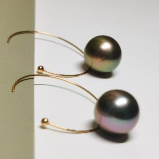 18k珍珠耳环【C大调】 商品图2