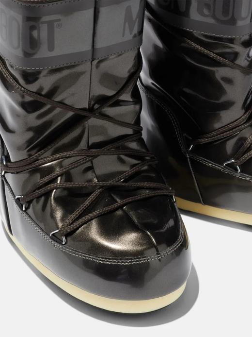 Moon Boots - Moon Boot Vinile Met – Black 女装 雪地靴 深灰色 商品图2