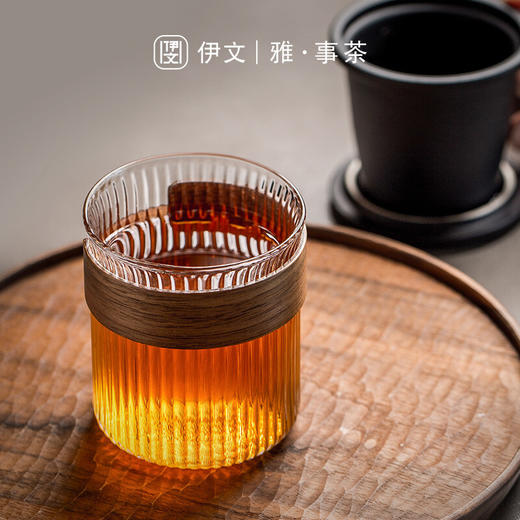  陶瓷耐热玻璃杯泡茶杯茶水分离个人水杯随手杯办公茶杯 思静过滤杯款二（黑盖） 商品图6