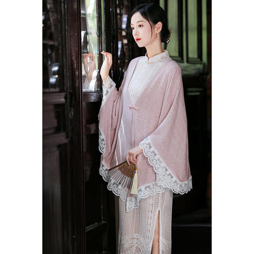 DAF-001 新款配旗袍披肩外搭春秋斗篷大披肩 商品图4