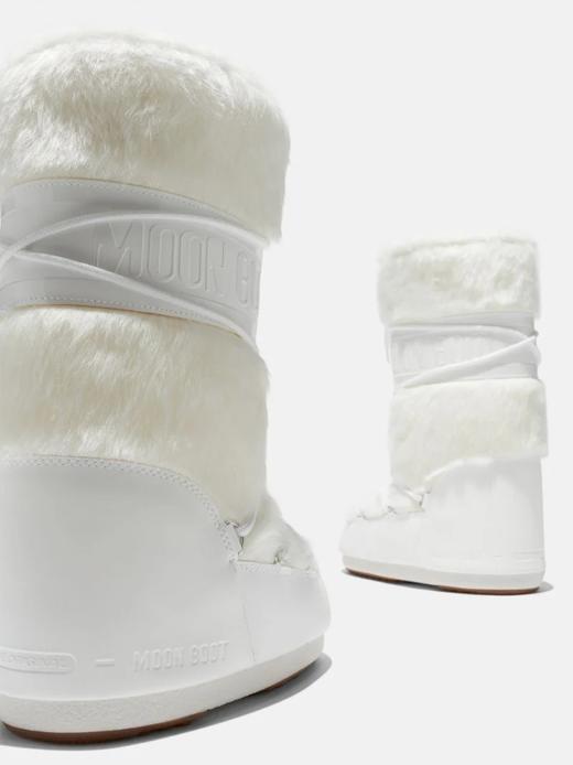 Moon Boots - Moon Boot Classic Faux Fur - White 女装 雪地靴 白色 商品图2
