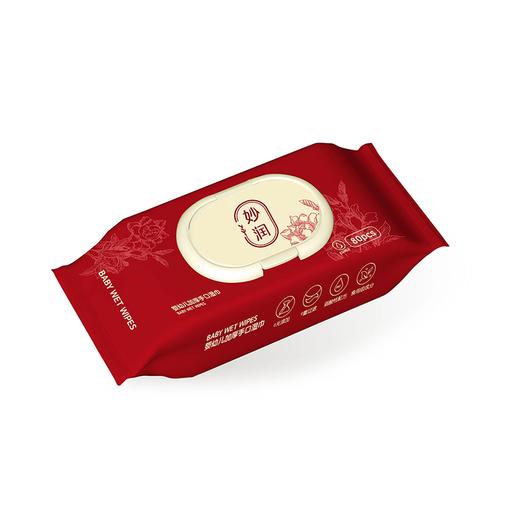六一福利-妙润婴幼儿手口厚湿巾80ps（加厚） 商品图0