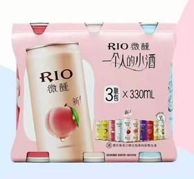 RIO锐澳微醺三联包混合装预调鸡尾酒   330ml*3罐*8包           