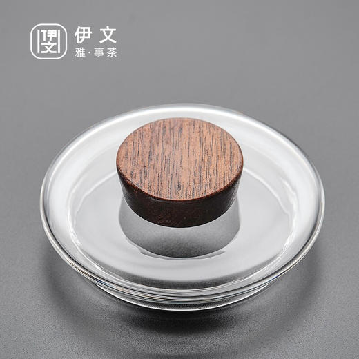  过滤茶杯个人办公玻璃水杯耐热泡茶杯子大容量花茶杯茶水分离 【推荐】心悦玻璃杯-胡桃木杯柄（带胡桃木杯垫）K2 商品图7