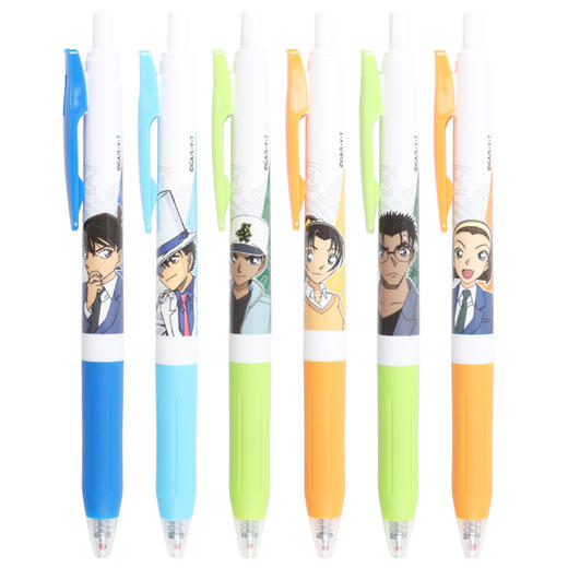 日本ZEBRA斑马名侦探柯南限定款JJ15中性笔赤井秀一基德新一黑色0.5mm 商品图4
