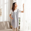 【女款圆角围裙】简约家居围裙纯色免系套头设计纯棉棉麻质感女款围裙 商品缩略图2