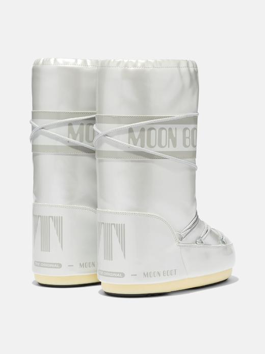 Moon Boots - Moon Boot Kids Vinile Met - White 童装 雪地靴 银色 商品图1