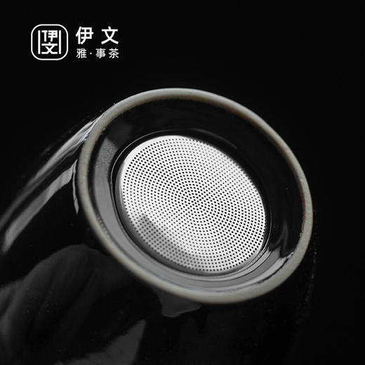  陶瓷苍松翠柏耐热玻璃茶杯男女茶水分离泡茶杯带盖过滤杯子 苍松翠柏玻璃杯H2g 商品图9