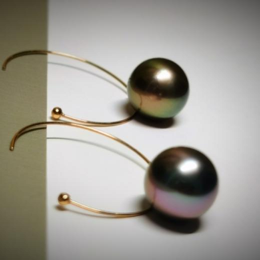 18k珍珠耳环【C大调】 商品图3