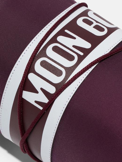 Moon Boots - Moon Boot Nylon - Burgundy 童装 雪地靴 紫红色 商品图2