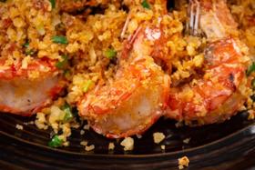 红酸避风塘炒虾