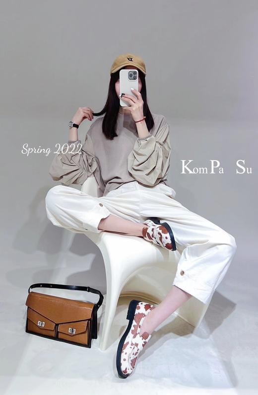 卡帕苏针织拼接上衣 K131089	 商品图1