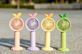 艺轩叶子手持风扇（4色）YM88513B 6*4*15.5CM
