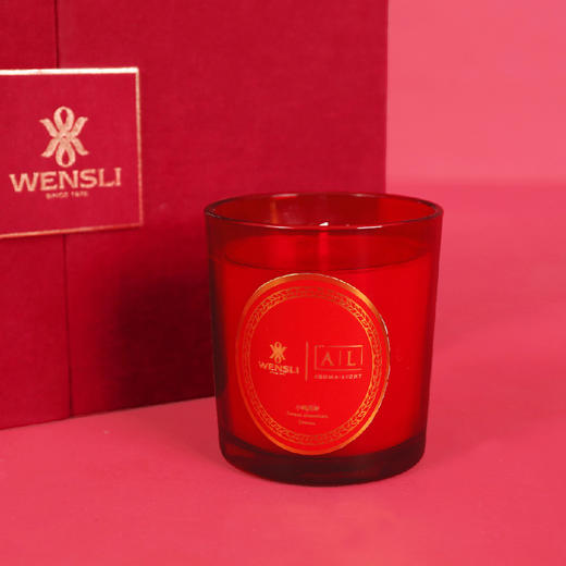 万事利-红色派对 双面印花小方巾53*53cm/真丝眼罩 100%桑蚕丝 商品图3