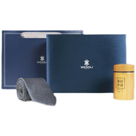 万事利-绅士礼 领带+茶 100%桑蚕丝 商品图2