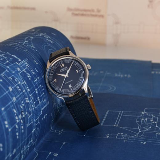 宇联（UNION GLASHÜTTE）德国手表 诺拉敏斯系列 限量版日历腕表 男士手表 D012.407.16.042.09 商品图1