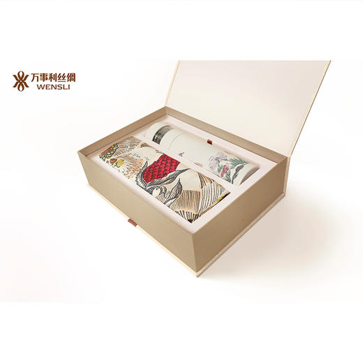 万事利-芳华大方巾88*88cm小方巾51*51cm  100%桑蚕丝 商品图3