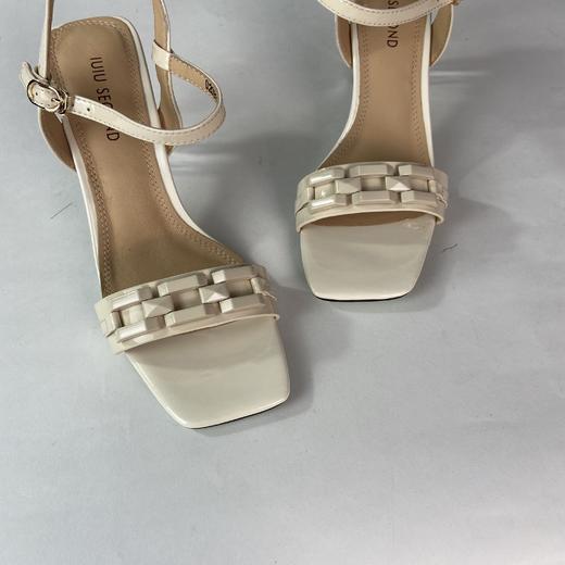 IUIU SECOND夏季时尚链条漆皮高跟凉鞋 商品图1