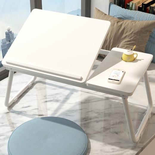 床上书桌笔记本电脑桌学生宿舍升降学习桌折叠卧室小桌子可折叠 商品图0