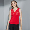 爱帝女磨毛中厚V领蕾丝美体修身背心 商品缩略图0