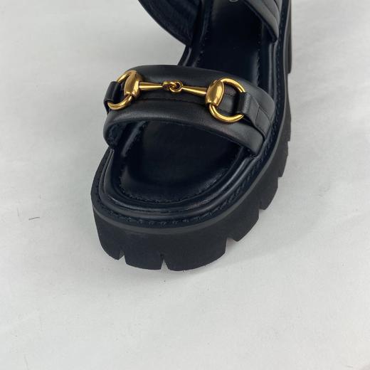 IUIU SECOND夏季金属饰扣休闲凉鞋 商品图1