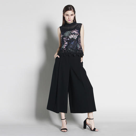 172T066--黑色T恤--安肯织物--《太阳之子--印加》 商品图2