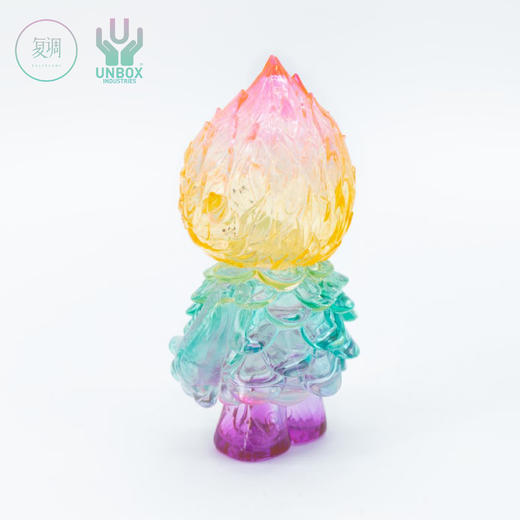 现货 Unbox 叶子精灵 彩虹 搪胶 潮流玩具 摆件 商品图2