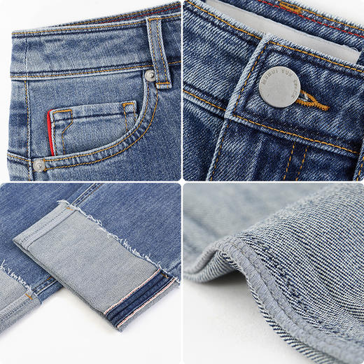 水云间2022年夏商旅系列牛仔裤12220118 商品图3