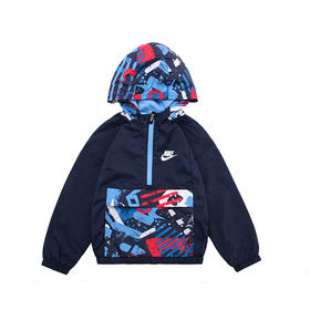 耐克-童衣类（春）F2小童梭织夹克靛蓝色