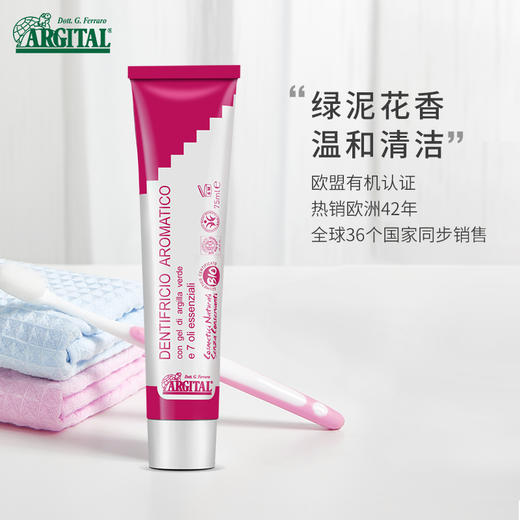 雅琪朵天然绿泥花香牙膏 75ML/瓶 商品图1