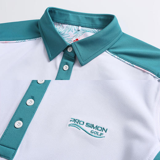 BLS-310A（PROSIMON高尔夫女款撞色拼接短袖POLO衫） 商品图2