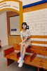 Threegun三枪 【爽滑密棉】彩条圆领女士短袖T恤-23758A011 商品缩略图1