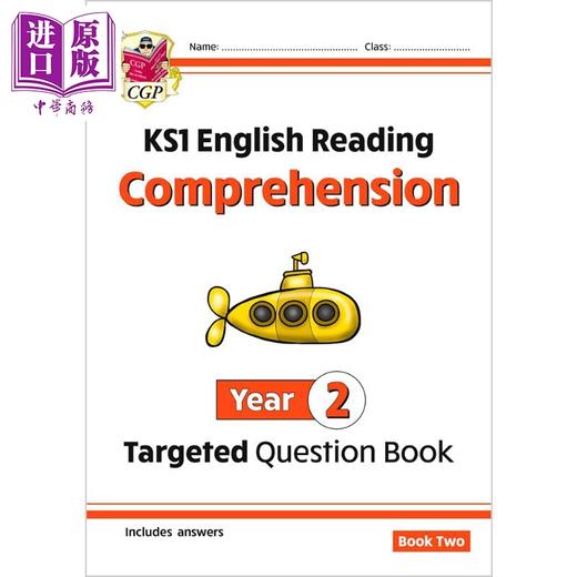 英国CGP原版New KS1 English Targeted Question Book Reading Comprehension小学2年级英语阅读理解2册练习含答案 商品图3