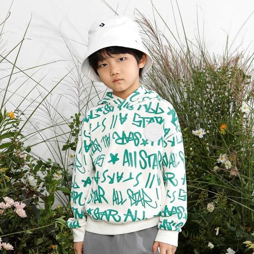 Converse/匡威童装春男女童纯棉字母全身印花连帽卫衣CV2212147 商品图1