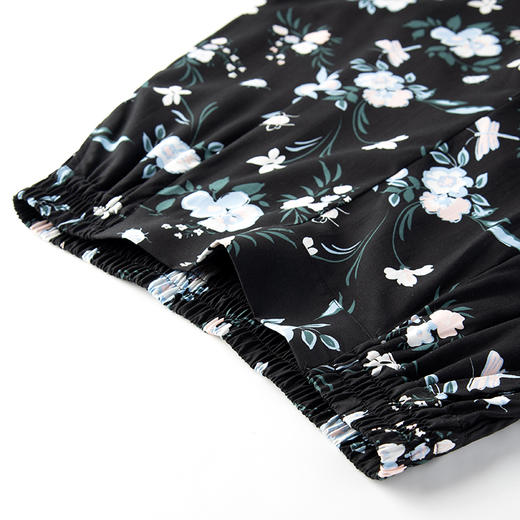 舒雅睡裤女粘纤梭织家居裤2022春夏新款印花长裤31/19691P 商品图2