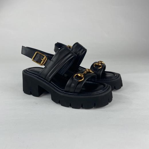 IUIU SECOND夏季金属饰扣休闲凉鞋 商品图3