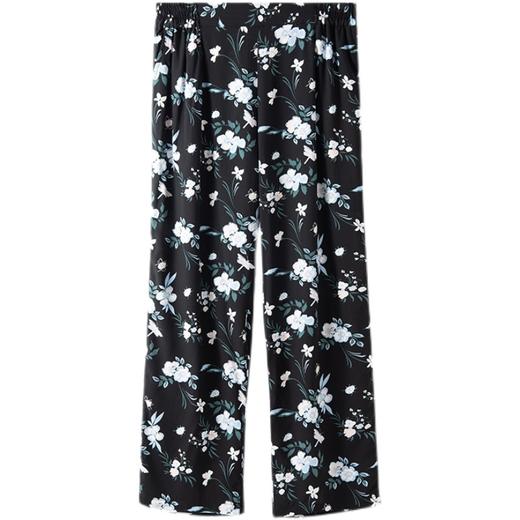 舒雅睡裤女粘纤梭织家居裤2022春夏新款印花长裤31/19691P 商品图3