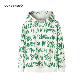 Converse/匡威童装春男女童纯棉字母全身印花连帽卫衣CV2212147