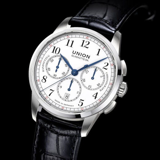 宇联（UNION GLASHÜTTE）德国1893系列 约翰内斯·德尔施泰因纪念版计时码表 D007.459.16.017.00 商品图2