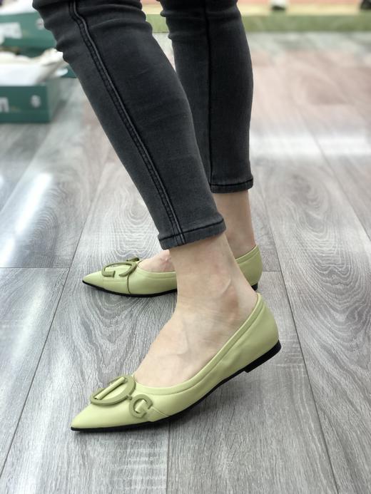 IUIU SECOND 春夏舒软套包单鞋尖头平底浅口单鞋 商品图1