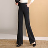 2022春秋新款拖地裤垂感高腰开叉直筒长裤  AL8208 商品缩略图2