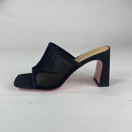 IUIU SECOND夏季网面透气百搭粗跟凉拖23451 商品图6