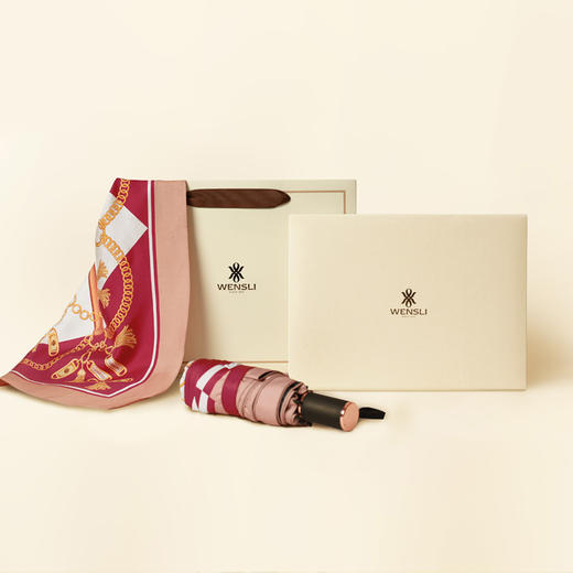 万事利-凡尔赛 双面印花中方巾63*63cm 100%桑蚕丝 商品图4