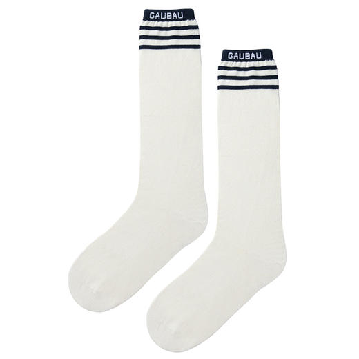 GAUBAU/戈宝红麻运动袜子高尔夫训练防臭吸汗长袜男士长筒袜 商品图4