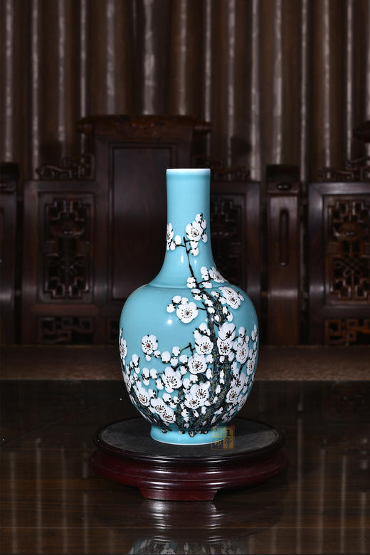 宁勤征：碧蓝清香飘万家赏瓶 商品图0