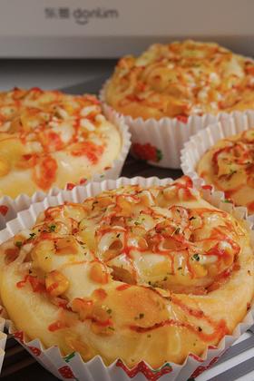 空气炸烤箱|披萨面包卷