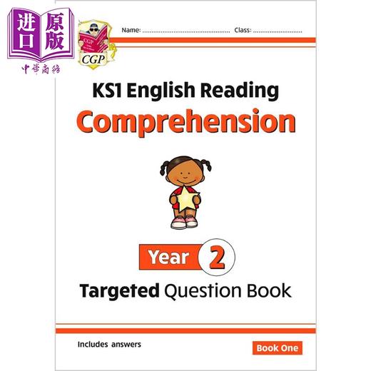 英国CGP原版New KS1 English Targeted Question Book Reading Comprehension小学2年级英语阅读理解2册练习含答案 商品图2