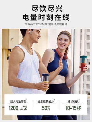 英国morphy摩飞MR9600便携式榨汁杯 商品图2