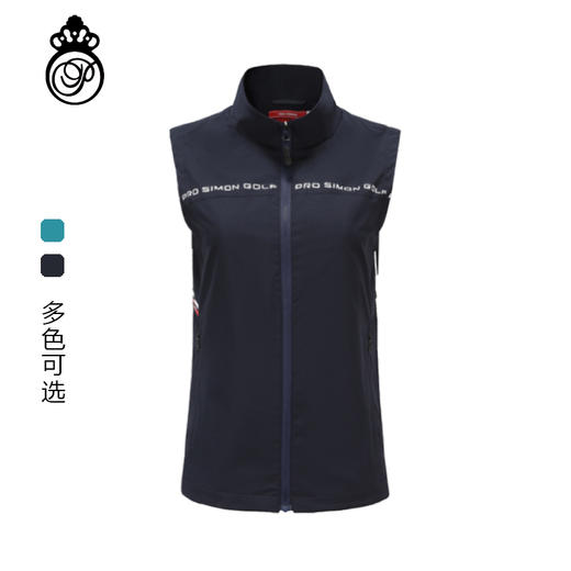 BLS-311B（PROSIMON高尔夫女款简约风字母印花马甲） 商品图0